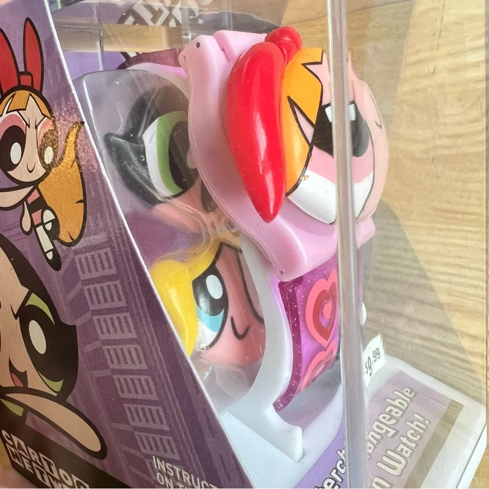 Vintage Cartoon Network the Powerpuff girls interchangeable heads digital watch